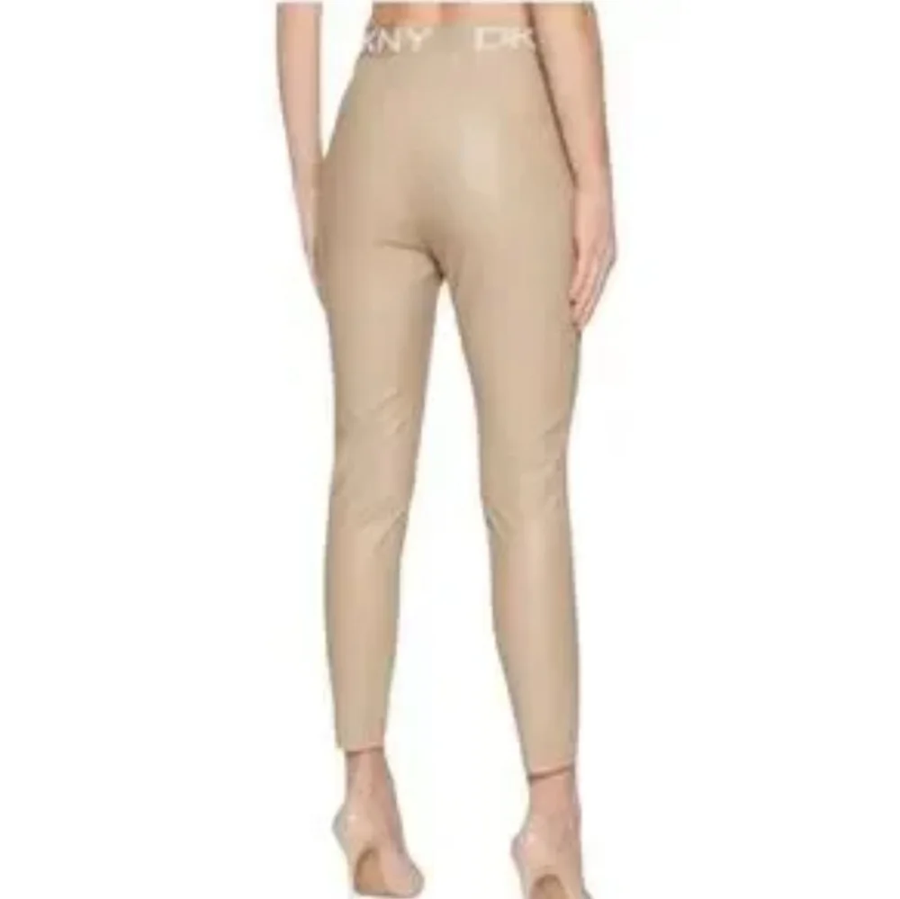 DKNY Faux Leather Leggings/Pants - Picture 13 of 13
